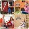 13 Pcs Interchangeable Diamond Art 4th of July Front Door Seasonal Truck DIY Craft Decor for Independence Day Summer